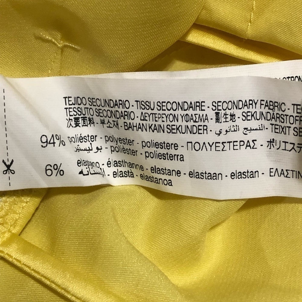 Zara high neck yellow ruffle tank - Picture 9 of 9